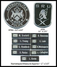 FLASHPOINT T.V. SHOW - 11 PATCH SET - FPT 01-02, 08-14, 16-17 picture