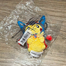 Pokémon Center Pikachu Plush Keychain Mega Lucario Cape 2016 MPN 701-00217 picture