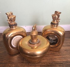 Vintage 1946 Toiletries in Gold Set Kings Men After Shave Cologne Bottles Knight picture