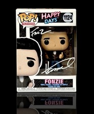 HENRY WINKLER HAPPY DAYS FONZIE SIGNED FUNKO POP #1124 TOY WITH JSA COA RARE picture