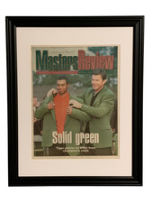 Framed 1997 Masters Golf Tournament  Augusta Chronicle Newspaper 4/14/97 picture