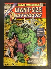 Giant-Size Defenders Issue #1 Marvel Comic Book 1974 Silver Surfer picture