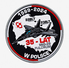 MIG-29 FULCRUM PATCH / 35. LAT / POLISH AIR FORCE / 22BLT / 23BLT picture