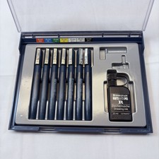 Staedtler Mars 700 Technical Drafting Pen Set 7 Pens, Germany Vintage O-474 picture