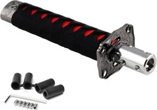 Gear Shift Knob, 7.9 Inch Sword Auto Gear Lever Stick Shifter Handle Black+Red picture