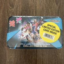 Panini Adrenalyn XL  2012 London Olympics Collectors Tin - Factory Sealed picture