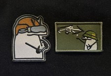 Ukraine Military Morale Patches Tactical Badge flork drone pilot 2 pcs Hook picture