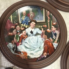 Set of 4 Vintage Plate Collection Of Edwin M. Knowles China Company picture