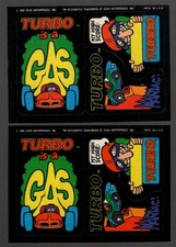 1983 Video City Sega Turbo is a Gas / Maniac My High Score (Two Star Back) 6f8 picture