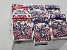 2 boxes NEW 24 Decks of Standard Index Poker Size Triumph Playing Cards MADE USA picture