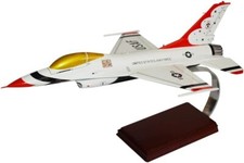 USAF McDonnell Douglas F-16 Falcon Thunderbirds Desk Jet 1/48 Model SC Airplane picture