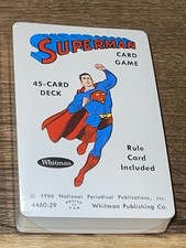 SUPERMAN 1966 National Periodical Publications Whitman SEALED Card Game RARE picture
