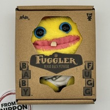 Dream Blossom Fuggler Baby Fugg S1 Yellow Grin Plush Mascot Keychain 10cm Japan picture