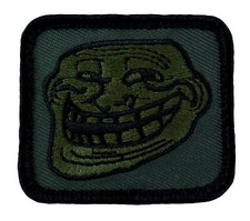 Trollin' Tactical Morale Patch (J02) Subdued OD Colors 66895 picture