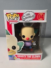Funko Pop Vinyl The Simpsons Krusty The Clown Figure #04 Damaged Box picture