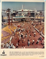DISNEYLAND TOMORROWLAND 1967 Monsanto People Mover Original Press Photo 8x10 NM picture