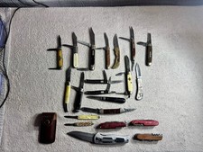 Vintage Pocket Knife Collection - 20 Knives Case,  Remington, Joe Roger’s picture