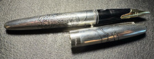 Estate Sale - Pilot Namiki Hawk Sterling Silver Fountain Pen picture