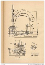 Original patent specification-Union Special-Fabrik GmbH in Stuttgart, 1904, sewing machine picture