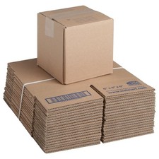 Recycled Shipping Boxes 6x6x6 Inches Small Cardboard Boxes Pack of 30 picture