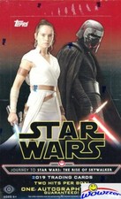 2019 Topps Star Wars Journey to the Rise of Skywalker HOBBY Box-192 Cards+2 HITS picture