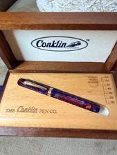 CONKLIN SPECIAL RESERVE WORD GAUGE (LTD. ED.) FOUNTAIN PEN (NOS) picture