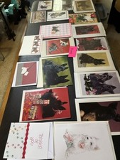 unused stored lot of 19 cards SCOTTIE SCOTTY 16 blank for own message 3 others picture