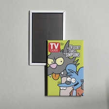TV Guide 10-21-2000 - The Simpsons Itchy and Scratchy Fridge Magnet picture