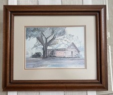 Coca-cola historic Thrasher Warehouse Micanopy Florida Signed Artist Gene Loy picture