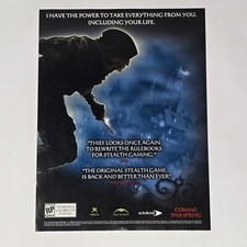 Thief Deadly Shadows I Have the Power Xbox Print Ad/Poster Official Promo Art picture