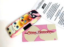ZOX **STAY TOASTY** Silver Strap Large NIP Wristband w/Card picture