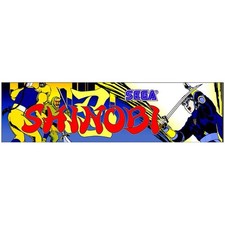Shinobi Arcade Marquee High Quality Translite picture