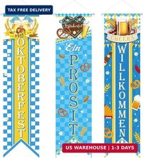 Chiisong Oktoberfest Bavarian Banners Decorations picture