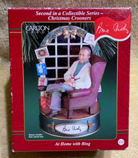 Carlton Cards Heirloom Collection Bing Crosby Ornament At Home/Musical VTG 2000 picture
