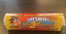 Vintage 1990’s NABISCO LIFE SAVERS SONIC THE HEDGEHOG 3 HOT RINGS  Unopened  NOS picture