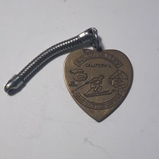 Squaw Valley California 1960 Winter Games Souvenir Metal Keychain picture