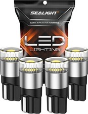 T10 W5W LED Bulb 6000K White 194 168 2825 License Plate Map Dome Light Pack of 4 picture