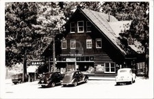 c1940 Wrightwood Post Office Hanco Cars San Bernardino CA CA RPPC Postcard COPY picture