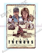 Tremors horror movie poster film scary metal tin sign art prints and posters picture