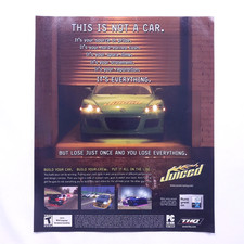 2005 Juiced Game Promo Vintage Magazine Print Ad Retro Collectible picture