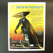2000 MDK2 Video Game Print Advertisement Poster Sega Dreamcast Sony PS2 Ad 00s picture