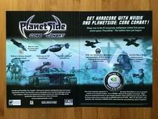 PlanetSide Core Combat PC 2003 Print Ad/Poster Advertisement MMO FPS Promo Art picture
