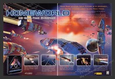 Homeworld 3D Real-time Strategy 1990s Video Game Print Advertisement (2 pg) 1999 picture