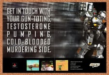 1996 Armored Core PS1 Original Advertisement / Retro Wall Art v1 picture
