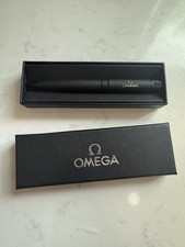 OMEGA Novelty Matte Black Metal Twisted Ballpoint Pen picture