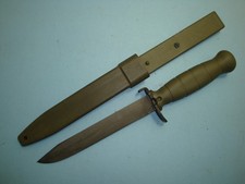 SCARCE 1970s AES CARL EICKHORN GERMAN DAGGER TRENCH FIGHTING KNIFE UNUSED #20 picture