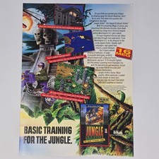 Jungle Strike Sega Genesis Basic Training Print Ad/Poster picture
