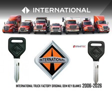 2 PC INTERNATIONAL Navistar TRUCK FACTORY ORIGINAL OEM Logo KEY BLANKS 06 – 2026 picture