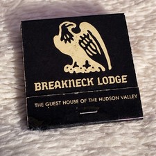 Vintage Breakneck Lodge Cold Spring NY Matchbook Hudson Valley Guest House picture