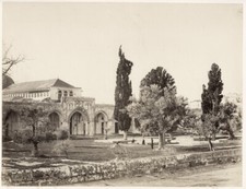 1860's PHOTO - HOLY LAND PALESTINE EXPLORATION FUND PHILLIPS? - AL AKSA MOSQUE picture